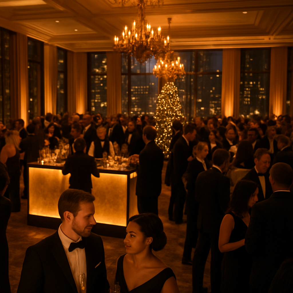 Corporate holiday gala in Midtown